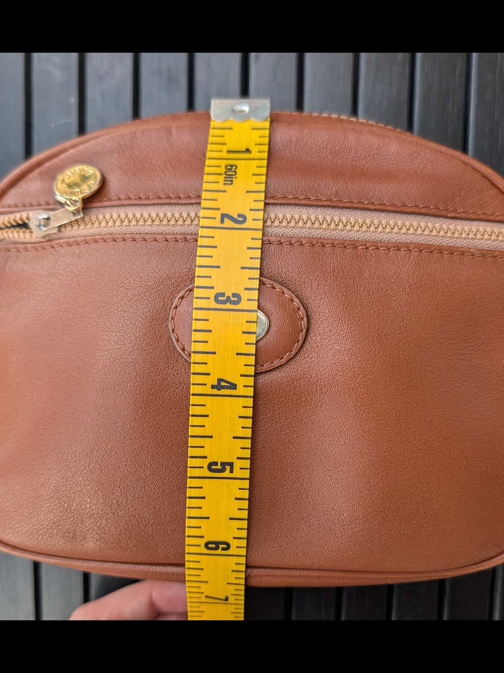Vintage Celine Paris Brown Leather  Shoulder/ short Crossbody Bag Made in Italy - Picture 15 of 16
